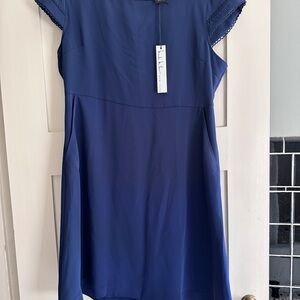 Nicole Miller Navy Blue Dress